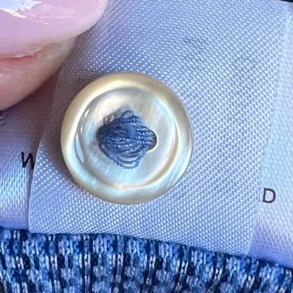 Peter Millar Men’s Blue Short Sleeve Polo Shirt 100% Cotton Size L - Picture 9 of 9